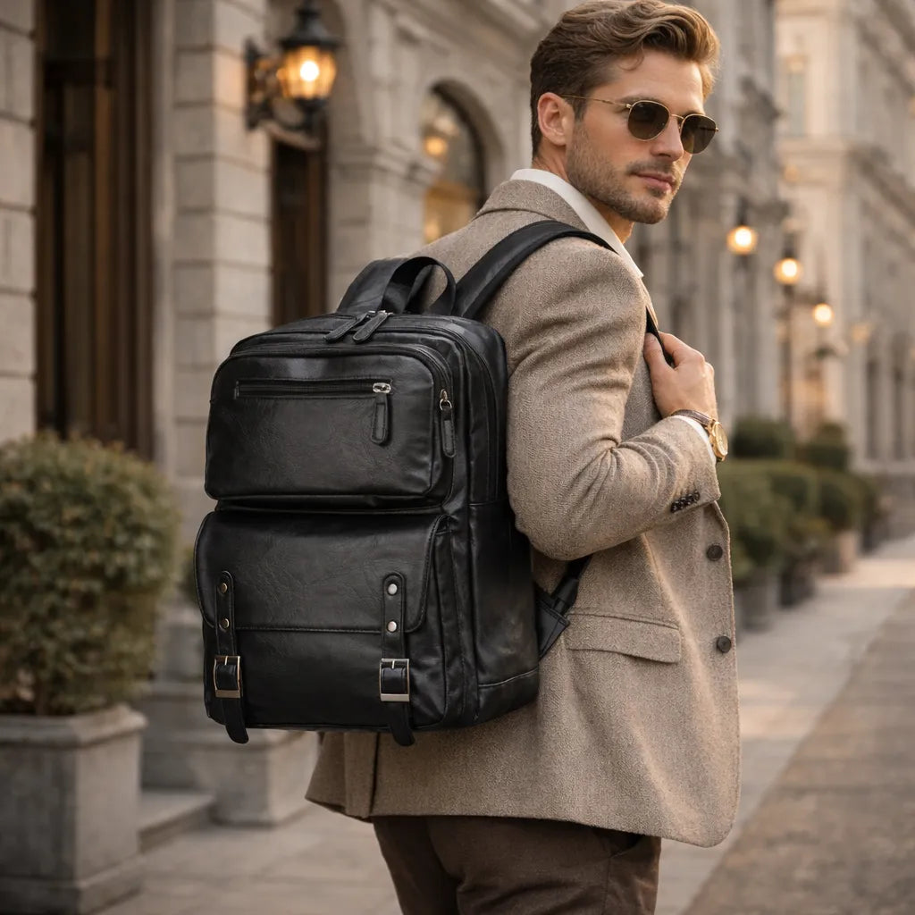 Mochila Executiva Carbone Preta | URBANO'S