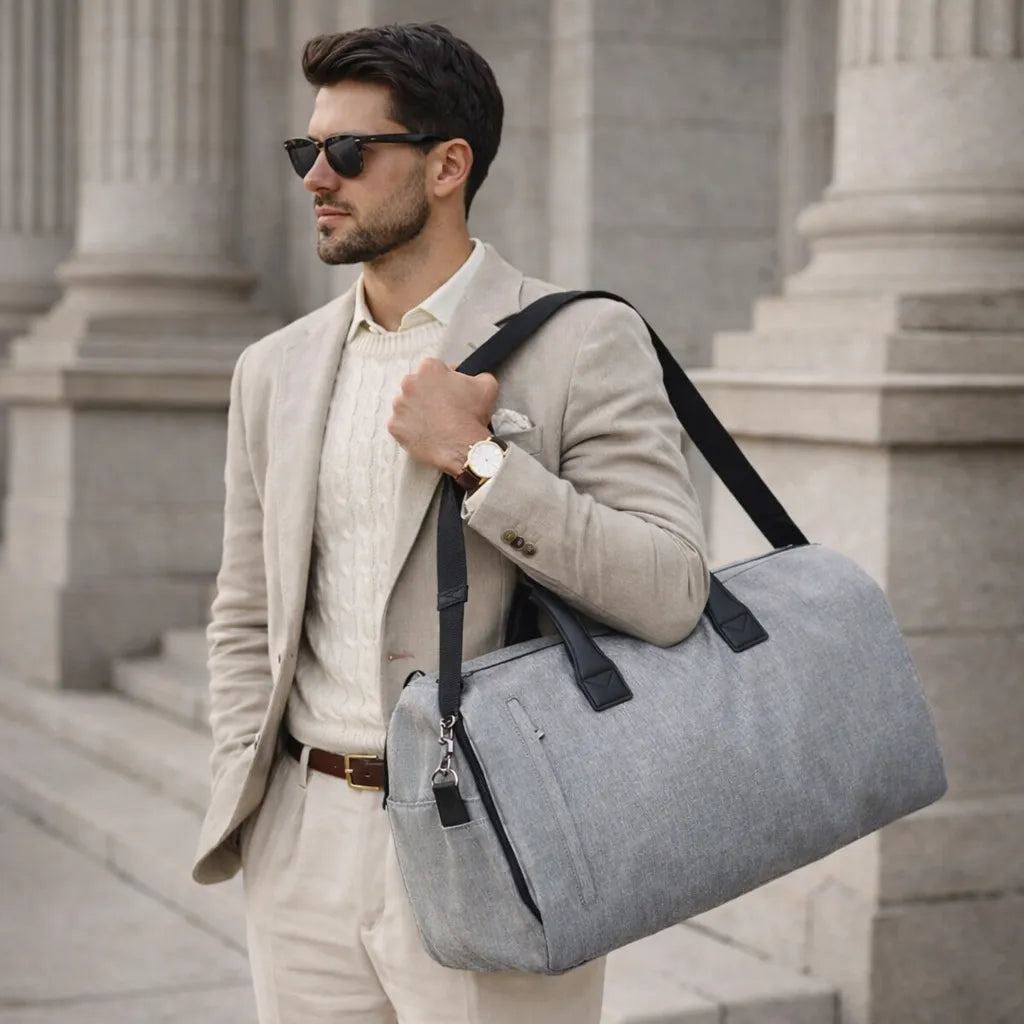 Bolsa de Viagem Vittore Cinza | URBANO'S