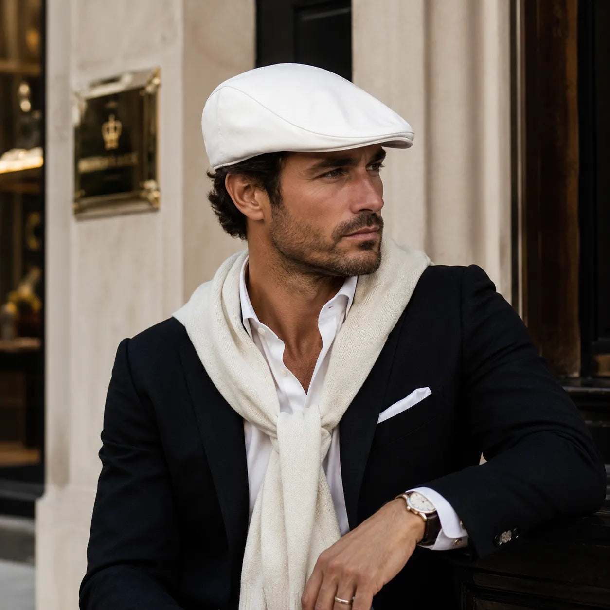 Boina Masculina em Couro Aspen | URBANO'S