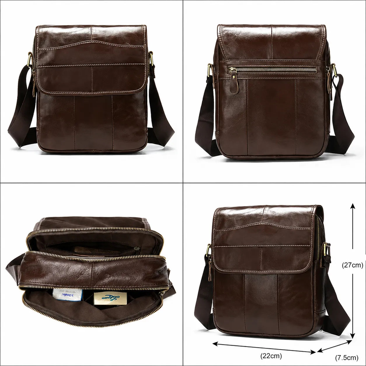 Bolsa Shoulder Bag Capri Marrom Siena | URBANO'S