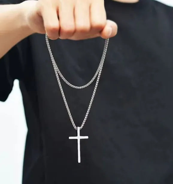 Corrente Masculina Silver Cross | URBANO'S