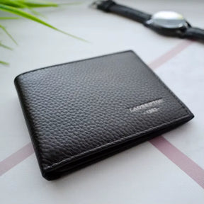Carteira Masculina em Couro Finno Preta | URBANO'S