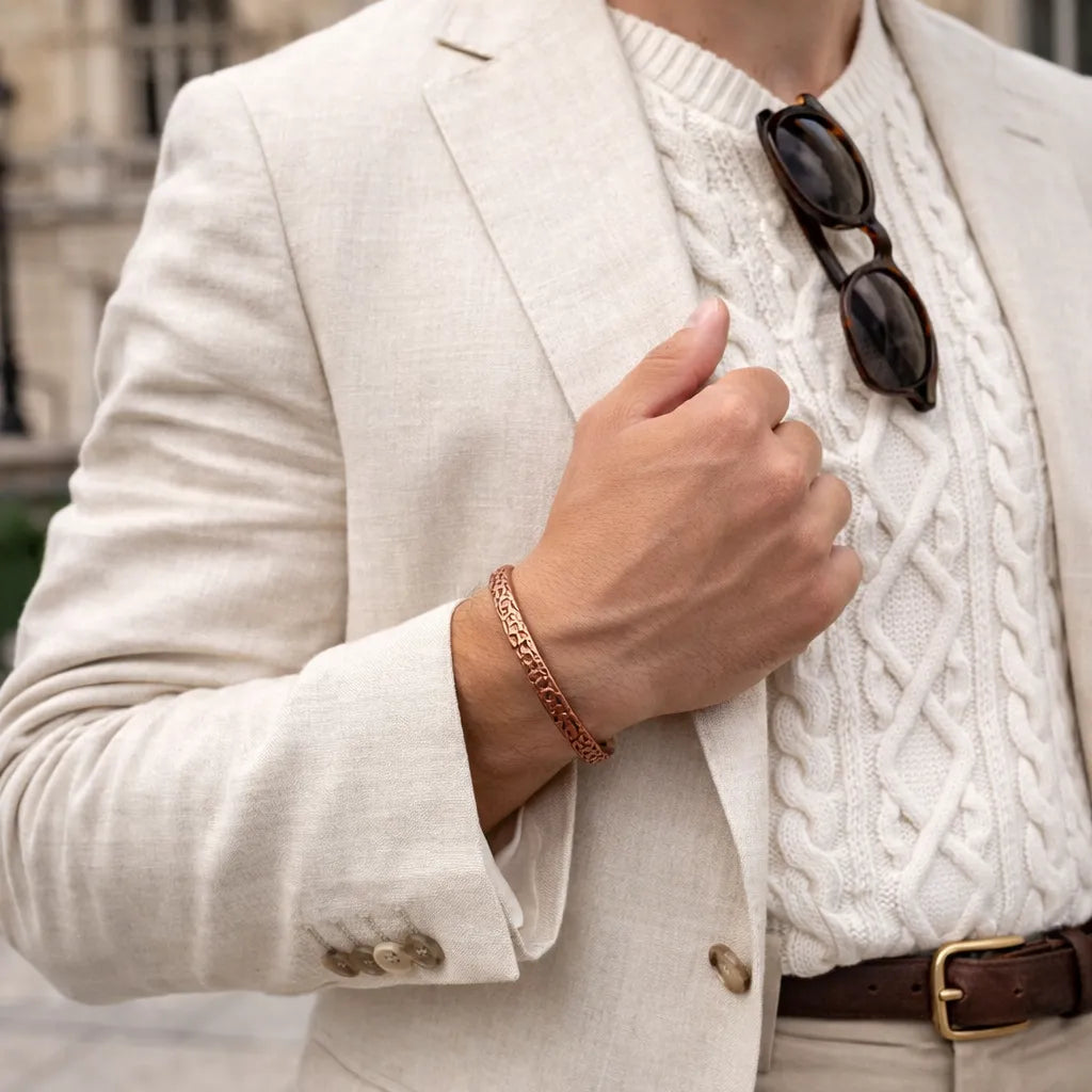 Pulseira Masculina Hammered | URBANO'S