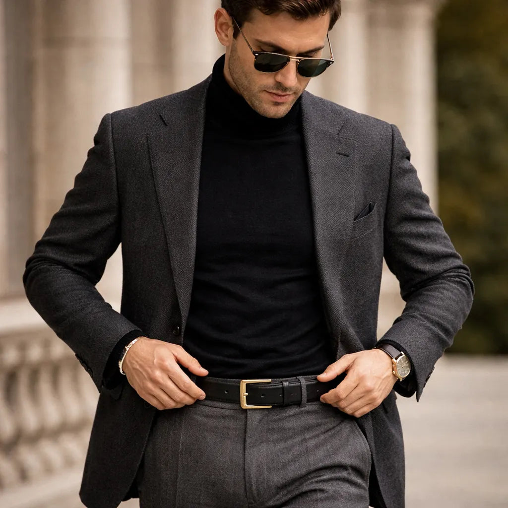 Cinto Masculino Modeno Preto | URBANO'S