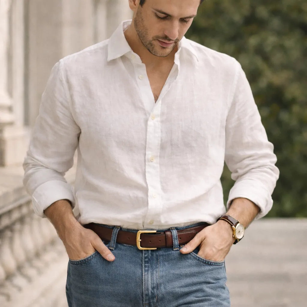 Cinto Masculino Modeno Marrom | URBANO'S