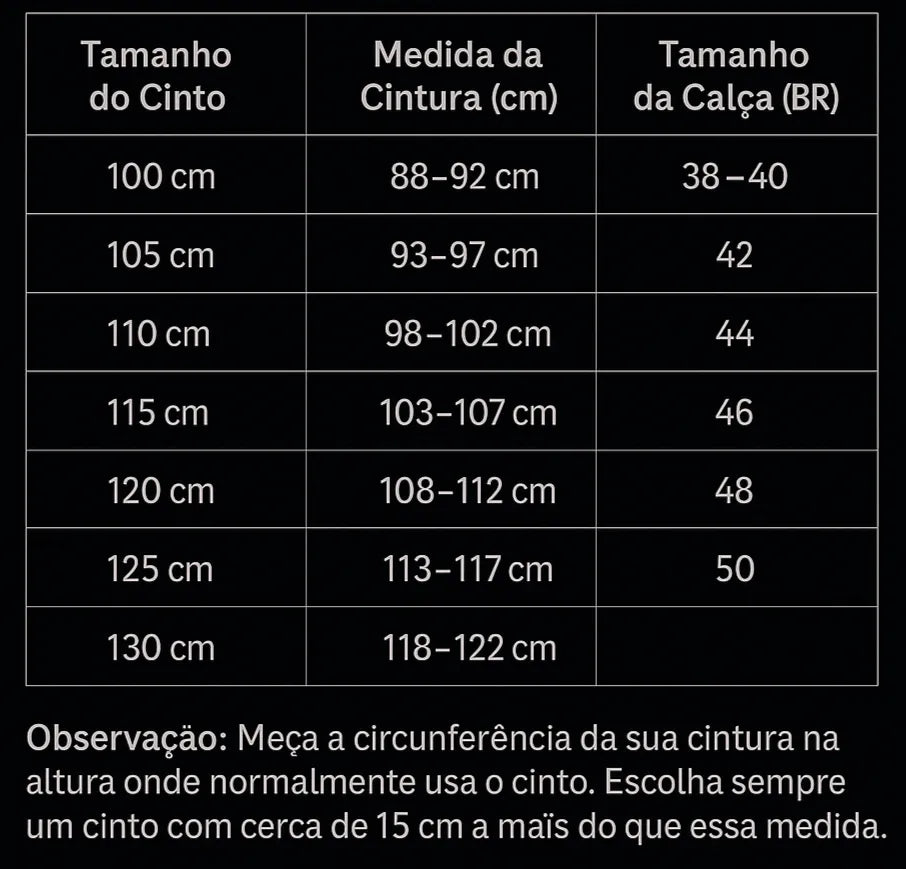 Cinto Masculino Rivaro | URBANO'S