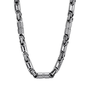 Corrente Masculina Bizantin Prata | URBANO'S