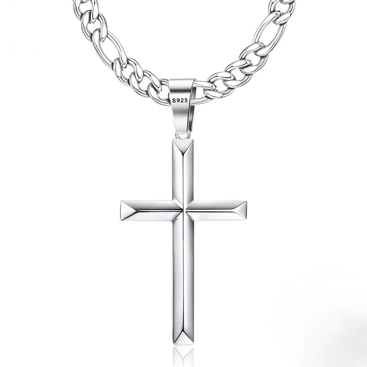 Corrente Masculina Silver Cross Cuban | URBANO'S