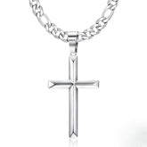 Corrente Masculina Silver Cross Cuban | URBANO'S