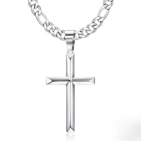 Corrente Masculina Silver Cross Cuban | URBANO'S