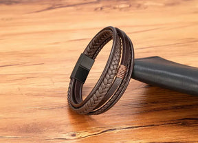 Pulseira Masculina Forge Marrom | URBANO'S
