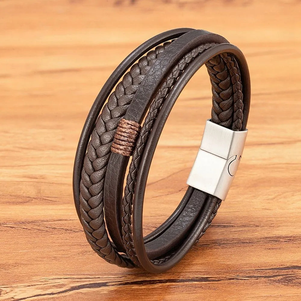 Pulseira Masculina Forge Marrom | URBANO'S