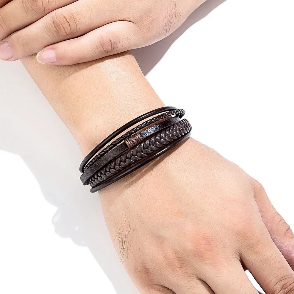 Pulseira Masculina Forge Marrom | URBANO'S