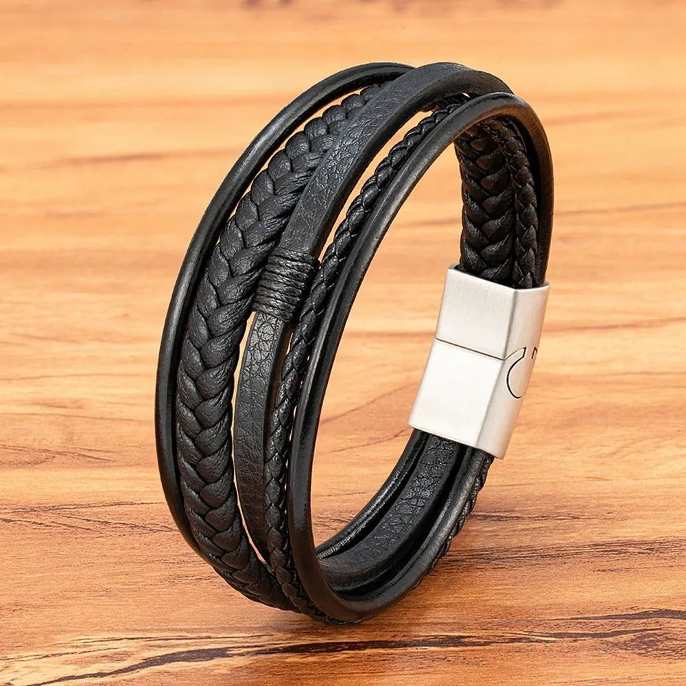 Pulseira Masculina Forge Preta | URBANO'S