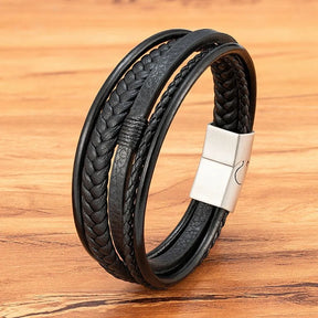 Pulseira Masculina Forge Preta | URBANO'S