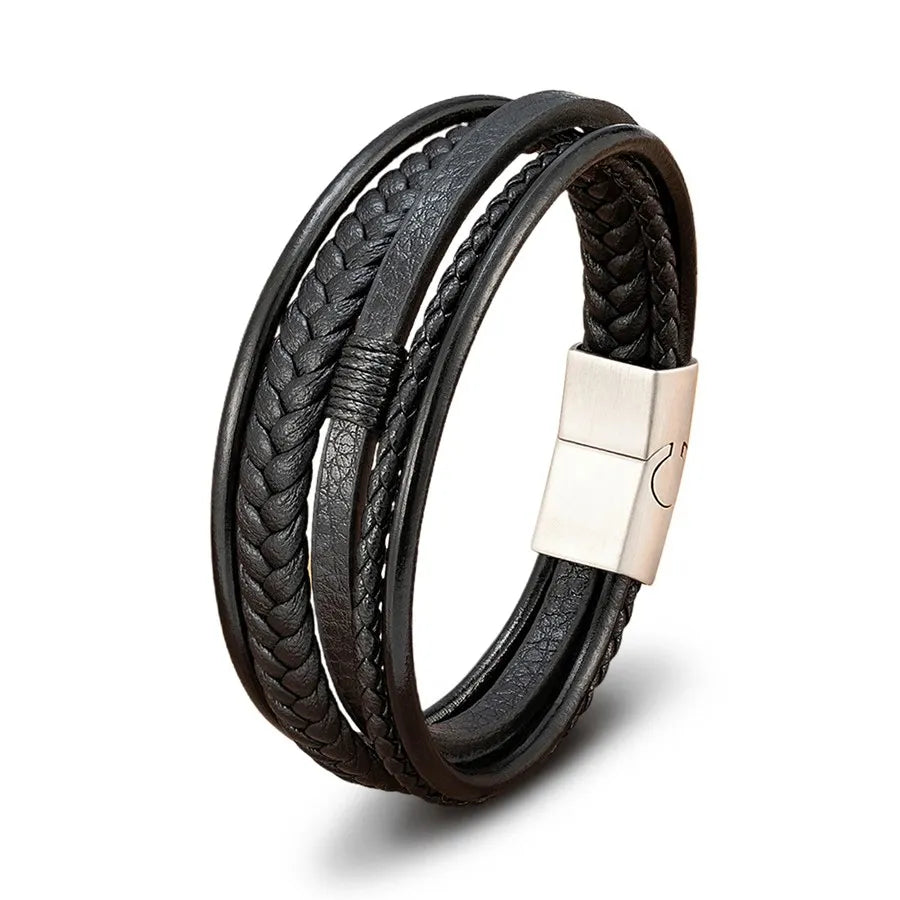 Pulseira Masculina Forge Preta | URBANO'S