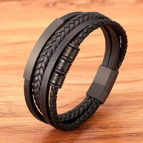 Pulseira Masculina Trivo Preto | URBANO'S