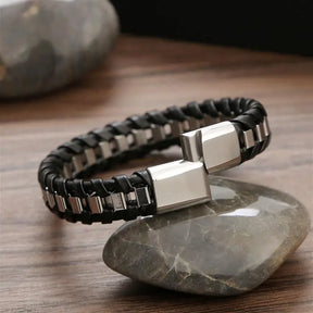 Pulseira Masculina Stinger Prata | URBANO'S