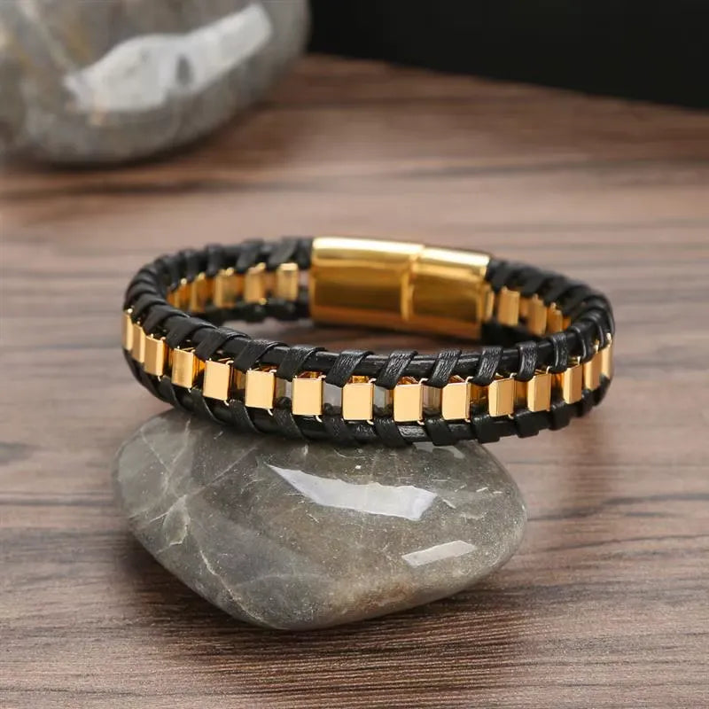 Pulseira Masculina Stinger Dourado | URBANO'S