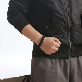 Pulseira Masculina Stinger Preta | URBANO'S