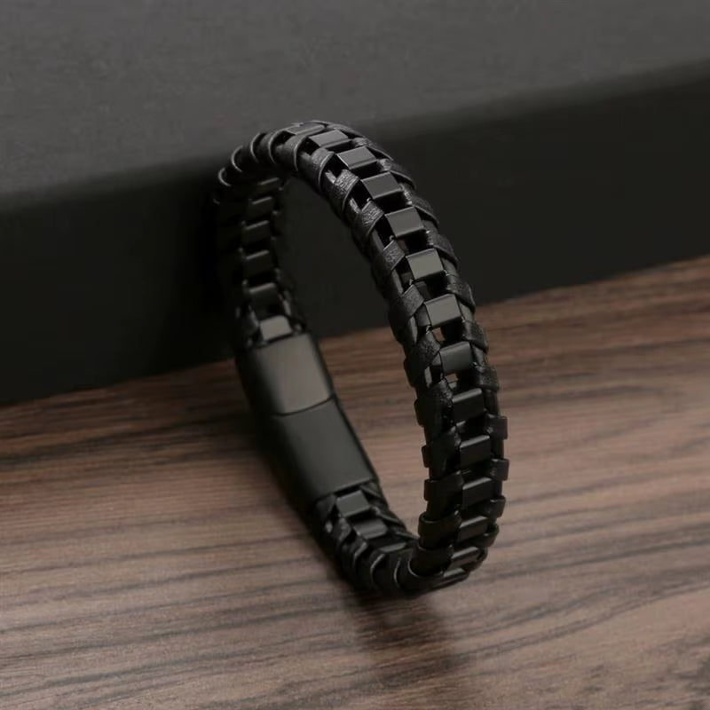 Pulseira Masculina Stinger Preta | URBANO'S