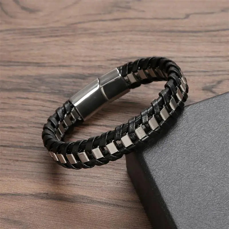 Pulseira Masculina Stinger Prata | URBANO'S