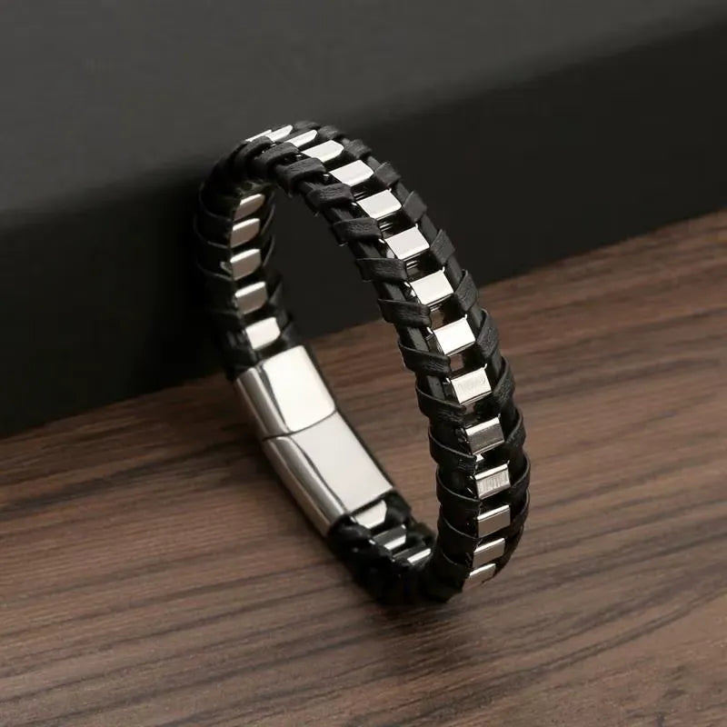 Pulseira Masculina Stinger Prata | URBANO'S