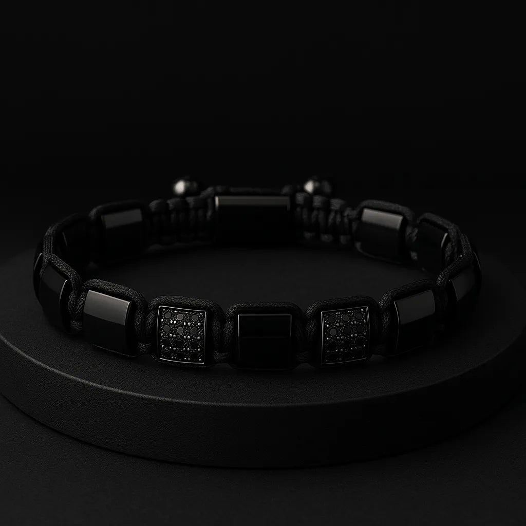 Pulseira Masculina Stone Obsidian | URBANO'S