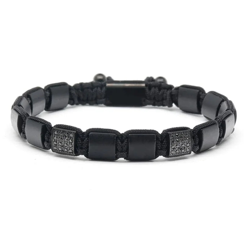 Pulseira Masculina Stone Obsidian | URBANO'S