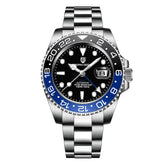 Relógio Automático Preto Azul GMT Date | URBANO'S