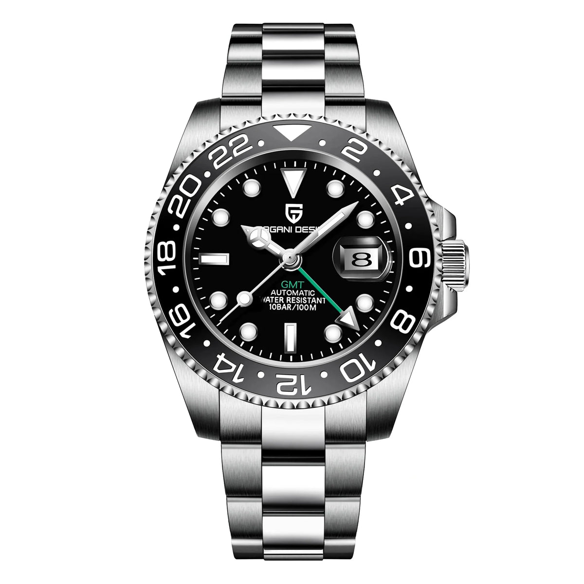 Relógio Automático Preto GMT Date | URBANO'S
