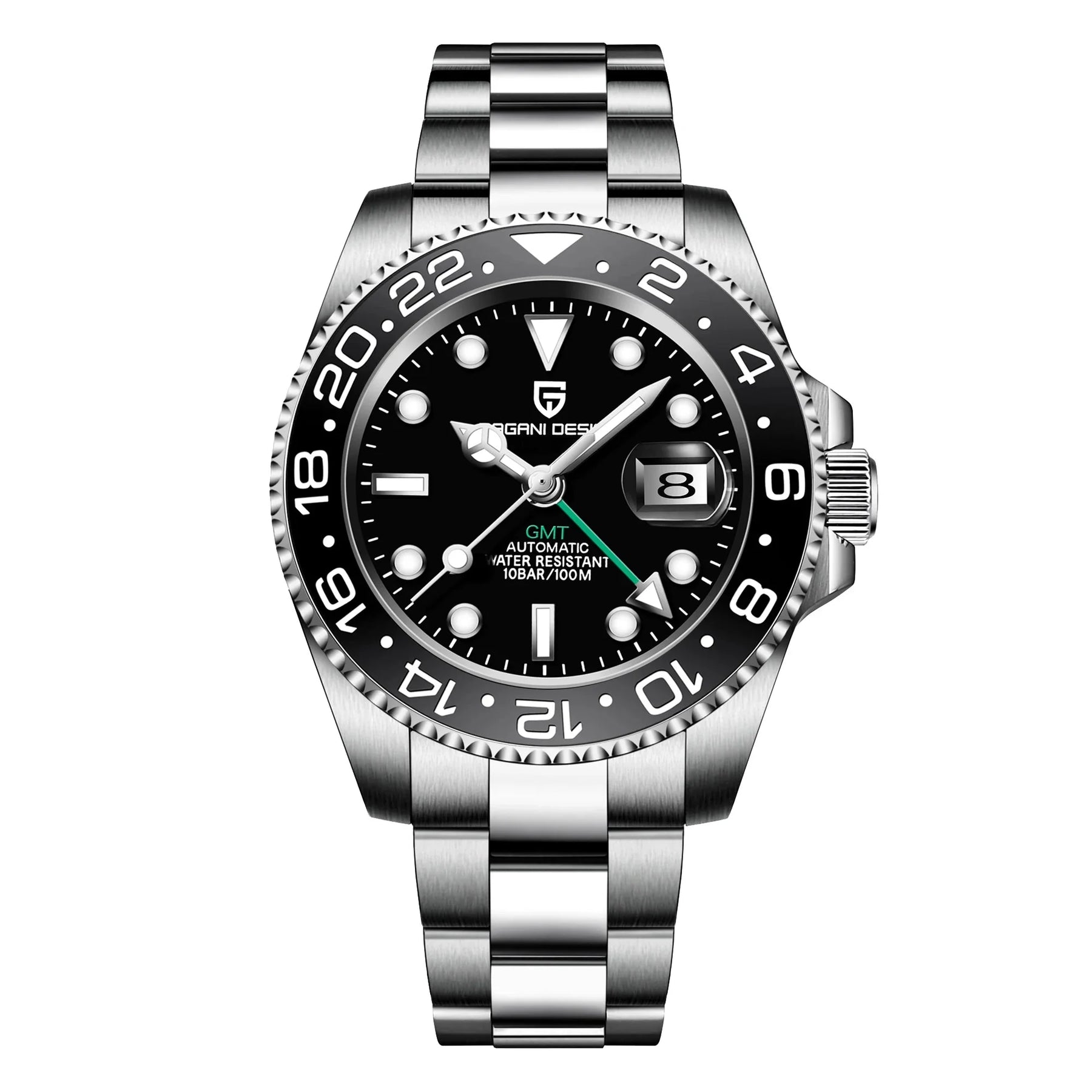 Relógio Automático Preto GMT Date | URBANO'S