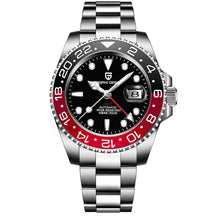 Relógio Automático Preto Vermelho GMT Date | URBANO'S