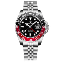 Relógio Automático Preto Vermelho GMT Date Jubilee | URBANO'S
