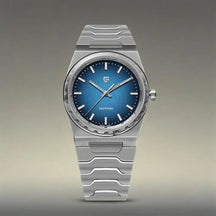 Relógio Quartzo Ultra Slim VLX Prata Azul | URBANO'S