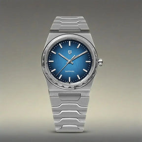 Relógio Quartzo Ultra Slim VLX Prata Azul | URBANO'S