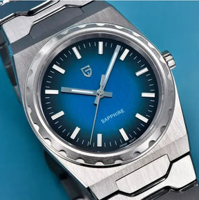 Relógio Quartzo Ultra Slim VLX Prata Azul | URBANO'S
