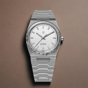Relógio Quartzo Ultra Slim VLX Prata Branco | URBANO'S