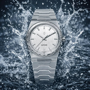 Relógio Quartzo Ultra Slim VLX Prata Branco | URBANO'S