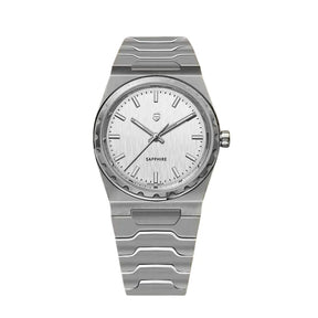 Relógio Quartzo Ultra Slim VLX Prata Branco | URBANO'S