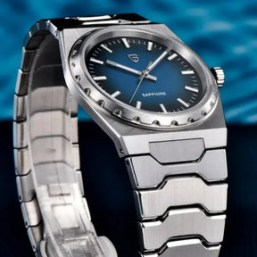 Relógio Quartzo Ultra Slim VLX Prata Azul | URBANO'S