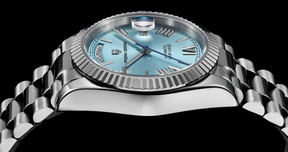 Relógio Automático Azul Turquesa President Date | URBANO'S