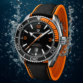 Relógio Automático Laranja Sea King | URBANO'S