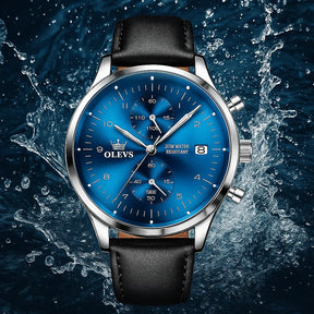 Relógio Cronógrafo Azul Crono Classic | URBANO'S