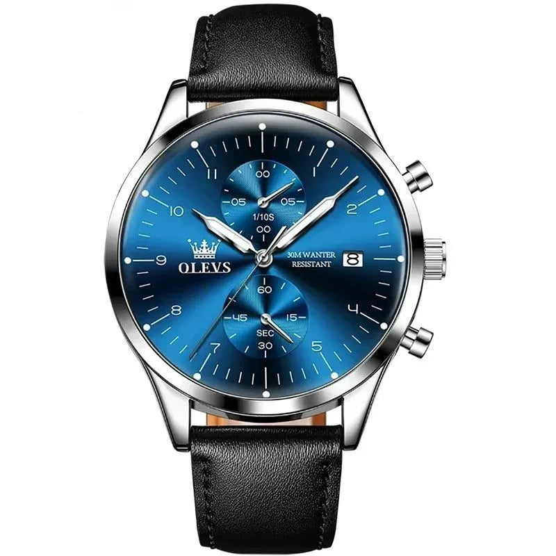 Relógio Cronógrafo Azul Crono Classic | URBANO'S