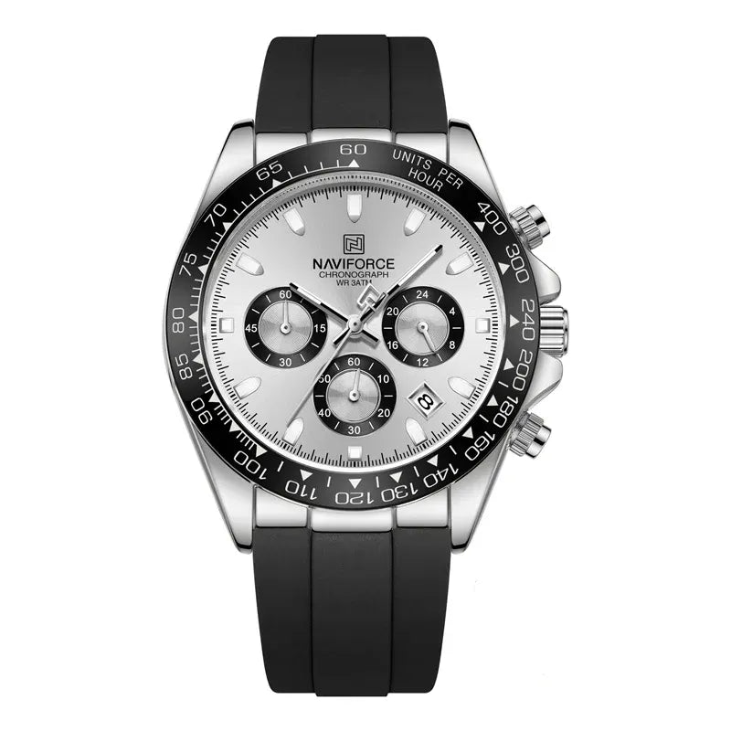 Relógio Cronógrafo Prata Daytona Sport | URBANO'S