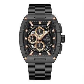Relógio Cronógrafo Preto Dourado Force King | URBANO'S