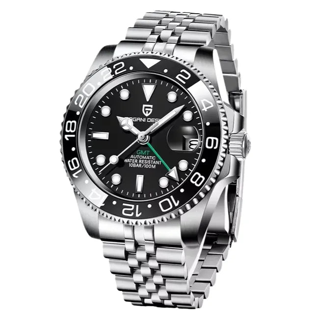 Relógio Automático Preto GMT Date Jubilee | URBANO'S