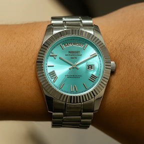 Relógio Quartzo Azul Turqueza President Date | URBANO'S