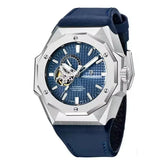 Relógio Automático Prata Azul Royal | URBANO'S